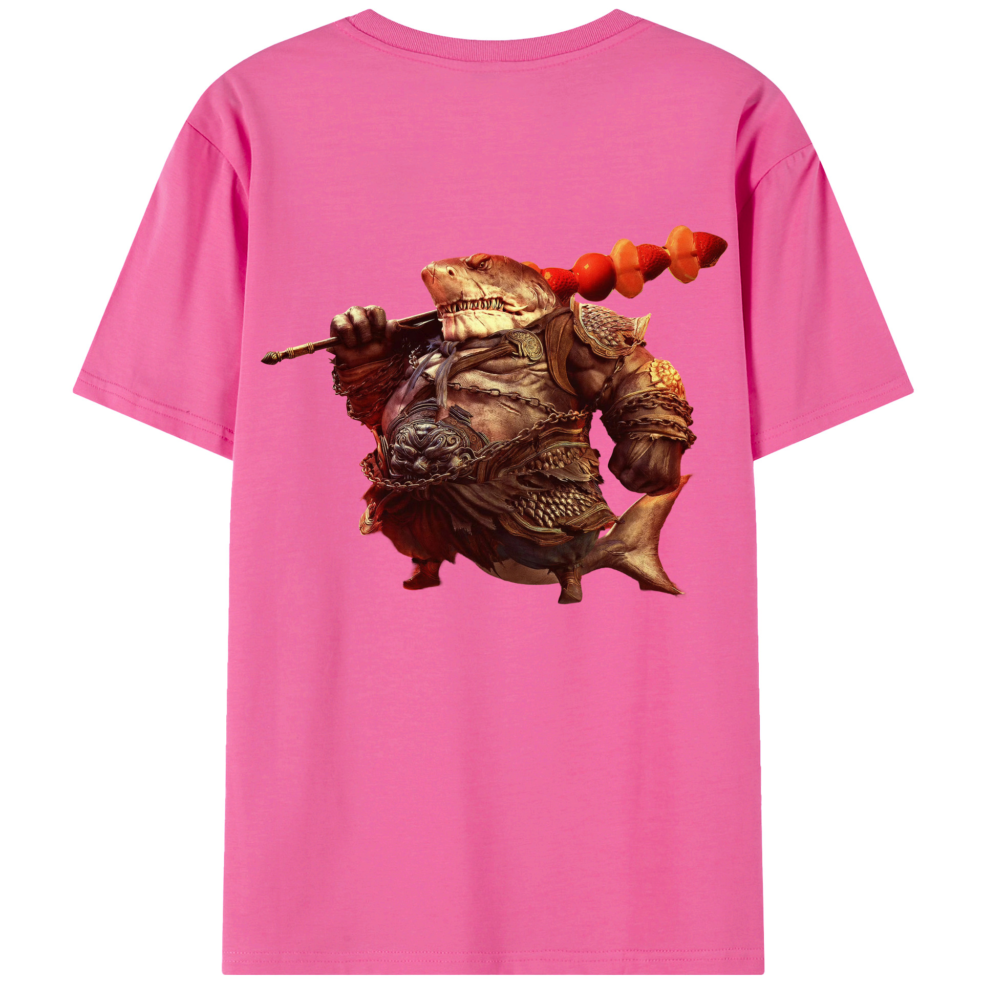 （画像用） Ne Zha 2 ナタ 魔童の大暴れ レディース半袖Tシャツ(バックプリント)